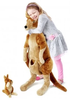 Melissa Doug Kangaroo And Joey Plush.