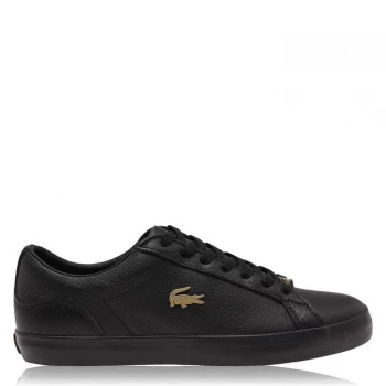 Lacoste Lerond Metal Trainers - Black/Platinum