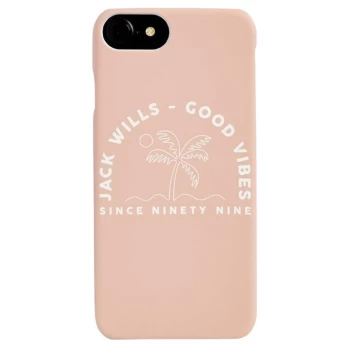 Jack Wills Flint Good Vibes iPhone 6/6S/7/8 Case - Pink