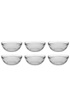 Set of 6 Lys Round Stacking Bowls 14cm