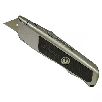 Faithfull 8043/3 Trimming Knife - Retractable Blade