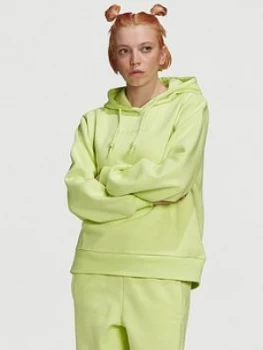 adidas Originals Oversized Hoodie - Yellow, Size 14, Women