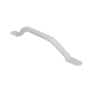 Offset Flat End Grab Rail - White - 455mm