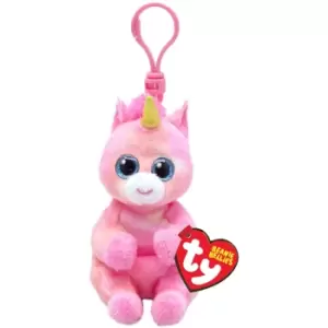 Ty Beanie Bellies Key Clip - Skylar Unicorn, Multi