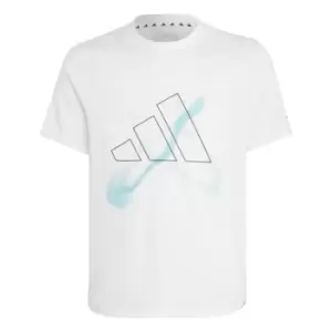 adidas AEROREADY HIIT Graphic T-Shirt Kids - White