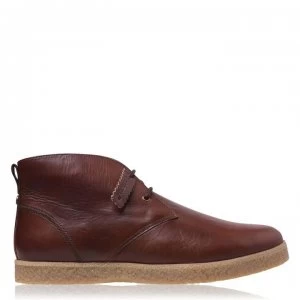 Farah Vintage Jonah Chukka Boots - Brown Leather