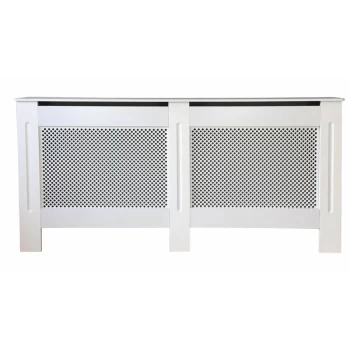 Jack Stonehouse - Diamond Lattice Grill White Painted Radiator Cover - Extra Large - White