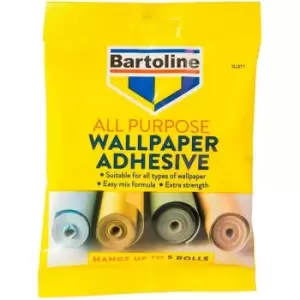 Bartoline Wallpaper Adhesive, Flake Type (10 Roll Pack)