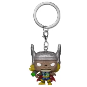 Marvel Zombies Thor Pop! Keychain