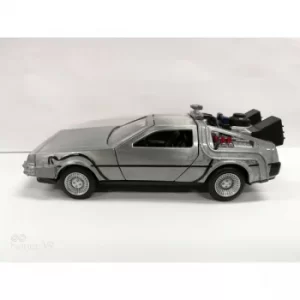 Back to the Future Hollywood Rides Diecast Model 1/32 DeLorean Time Machine