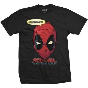 Marvel Comics - Deadpool Chump Unisex X-Large T-Shirt - Black