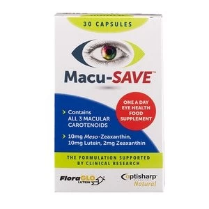 Macu-SAVE Eye Health Food Supplement 30 capsules