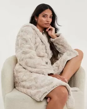 Boux Avenue Teddy Fur Midi Robe