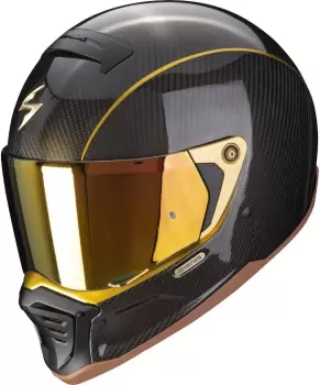 Scorpion EXO-HX1 Carbon SE Solid Gold Helmet, black-gold, Size S, black-gold, Size S