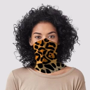 Leopard Animal Print Neck Scarf Face Covering