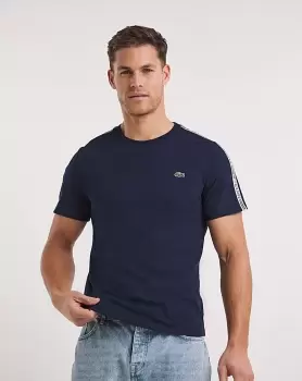 Lacoste Navy Tape Logo T-Shirt