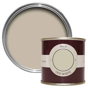 Farrow & Ball Estate Old white No. 4 Emulsion Paint 100ml Tester pot