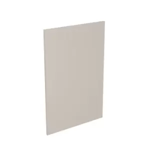 KitchenKIT Base 65cm J-Pull End Panel - Gloss Light Grey