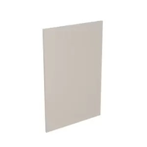 KitchenKIT Base 65cm Slab End Panel - Gloss Light Grey