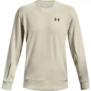 Under Armour Terry Crew Sweatshirt Mens - Brown