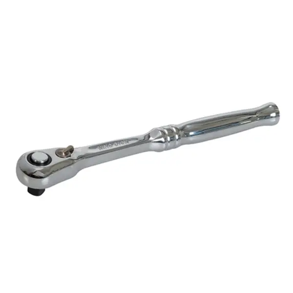 King Dick Full Chrome Reversible Ratchet SD 60 Teeth - 1/4"