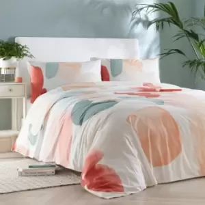 Drift Forward Splash Watercolour Print Reversible Eco-Friendly Duvet Cover Set, Multi, Double