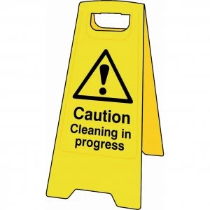 Scan Heavy Duty A-Board Sign - Caution Cleaning In Progress