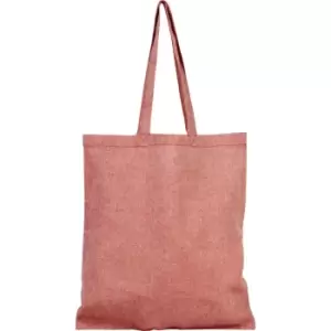 Bullet Pheebs Recycled Cotton Tote Bag (One Size) (Red)