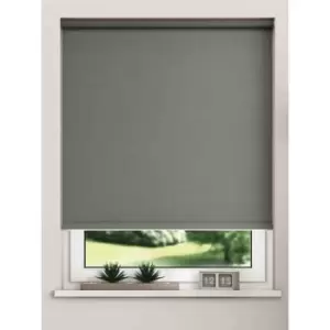 New Edge Blinds Thermal Blackout Roller Blinds 100Cm Late Grey