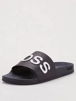 Hugo Boss Bay Slides Navy Size 6 Men