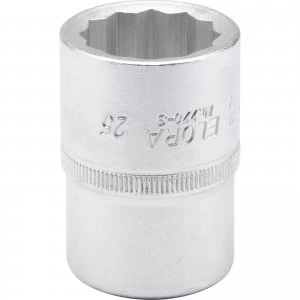 Elora 3/4" Drive Bi Hexagon Socket Metric 3/4" 25mm