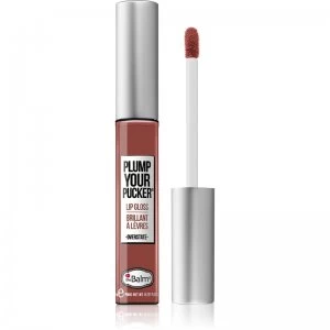 theBalm Plump Your Pucker Lip Gloss With Marine Collagen Shade Exaggerate 7ml