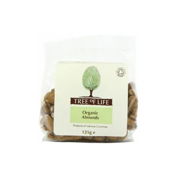 Organic Almonds - Whole - 125g x 6 - 85321 - Tree Of Life