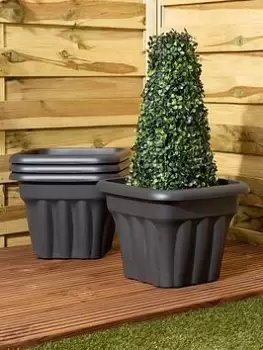 Wham Set Of 4 Vista 33Cm Square Planter