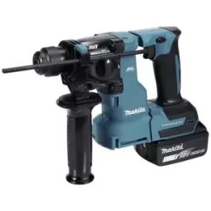 Makita DHR183RTWJ -Cordless hammer drill combo 18 V 5.0 Ah Li-ion 500 W incl. spare battery, incl. charger, incl. case