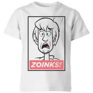 Scooby Doo Zoinks! Kids T-Shirt - White - 3-4 Years