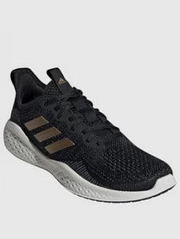 adidas Fluidflow - Black, Size 5, Women