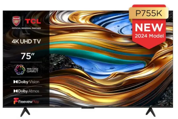 TCL 75" 75P755K Smart 4K Ultra HD LED TV