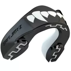 Safejawz Extro Series Mouthguard Black Fangz Adult (12+) - Black