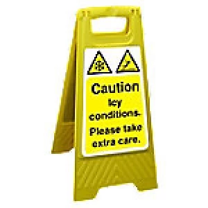 Floor Sign Icy Polypropylene 60 x 30 cm