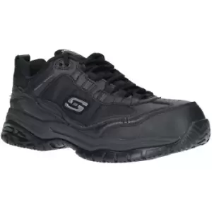 Skechers Mens Soft Stride Work Trainer (10 UK) (Black) - Black