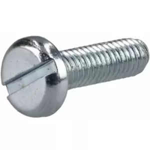 R-tech - 337012 Slotted Pan Head Machine Screws bzp M3 10mm - Pack Of 100