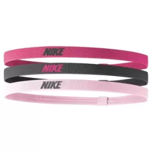 Nike 3 Pack Headbands Womens - Pink