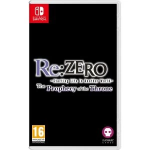 Re Zero The Prophecy of the Throne Starting Life in Another World Nintendo Switch Game