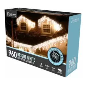 Outdoor Christmas Lights - White - 720 LED Lights