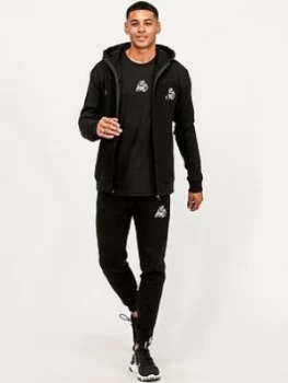 Kings Will Dream Kings Will Dream Fawsley Zip Through Hoodie Tracksuit, Black, Size S, Men