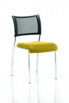 Brunswick Bespoke Seat Chrome Frame Senna Yellow