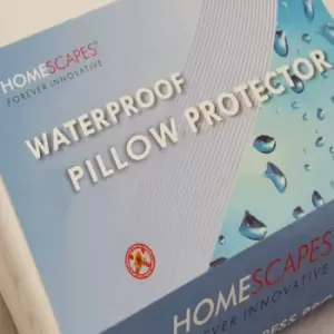 Polypropylene Waterproof Pillow Protector Pair - Homescapes