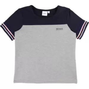 Boss Girls Grey T-Shirt - Grey