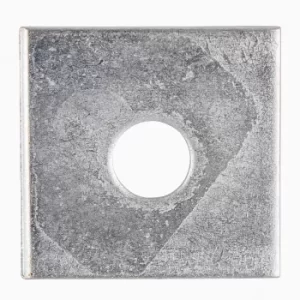 Square Plate Washer Zinc Plated 10mm 50mm Pack of 30